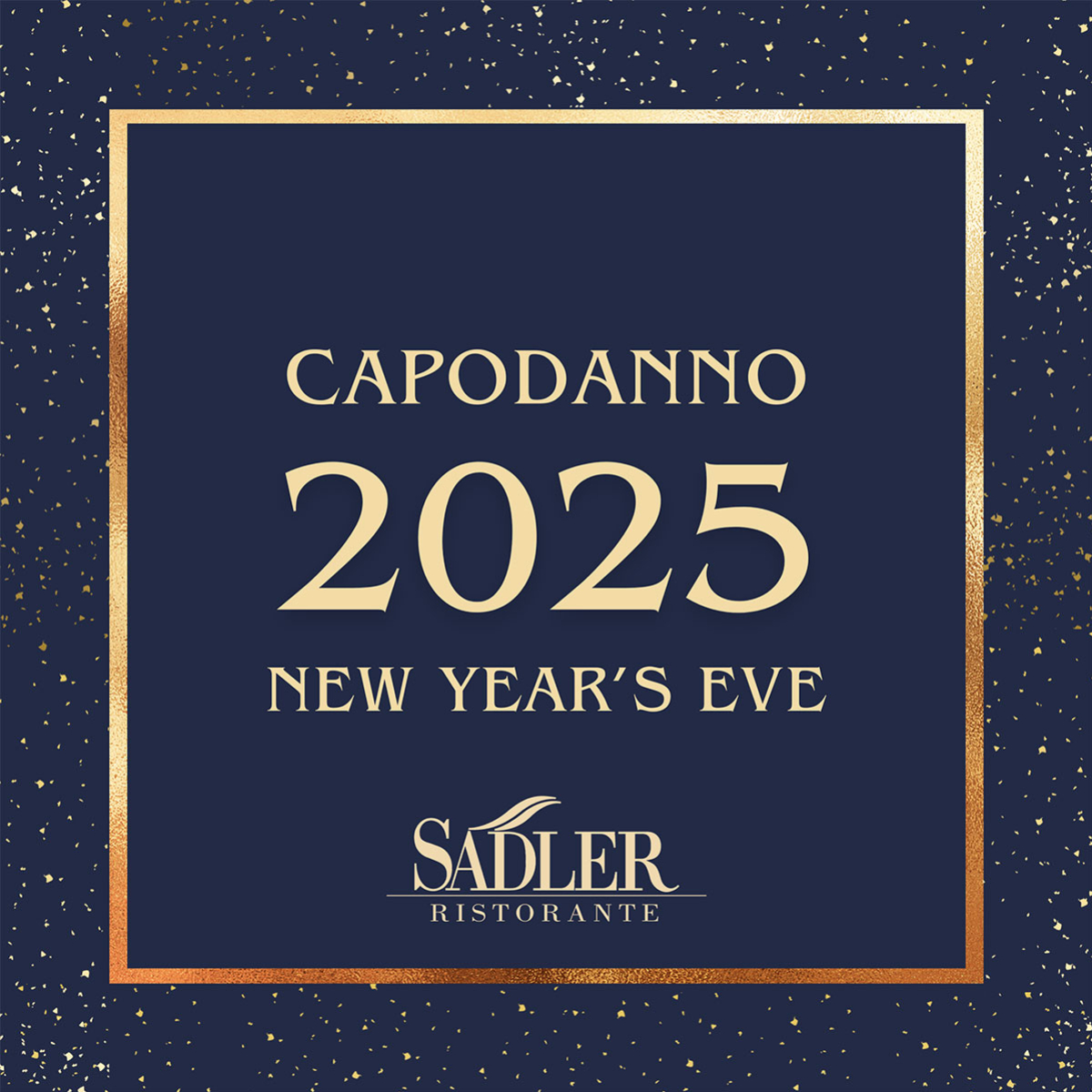 Cenone di capodanno 2025 by Sadler